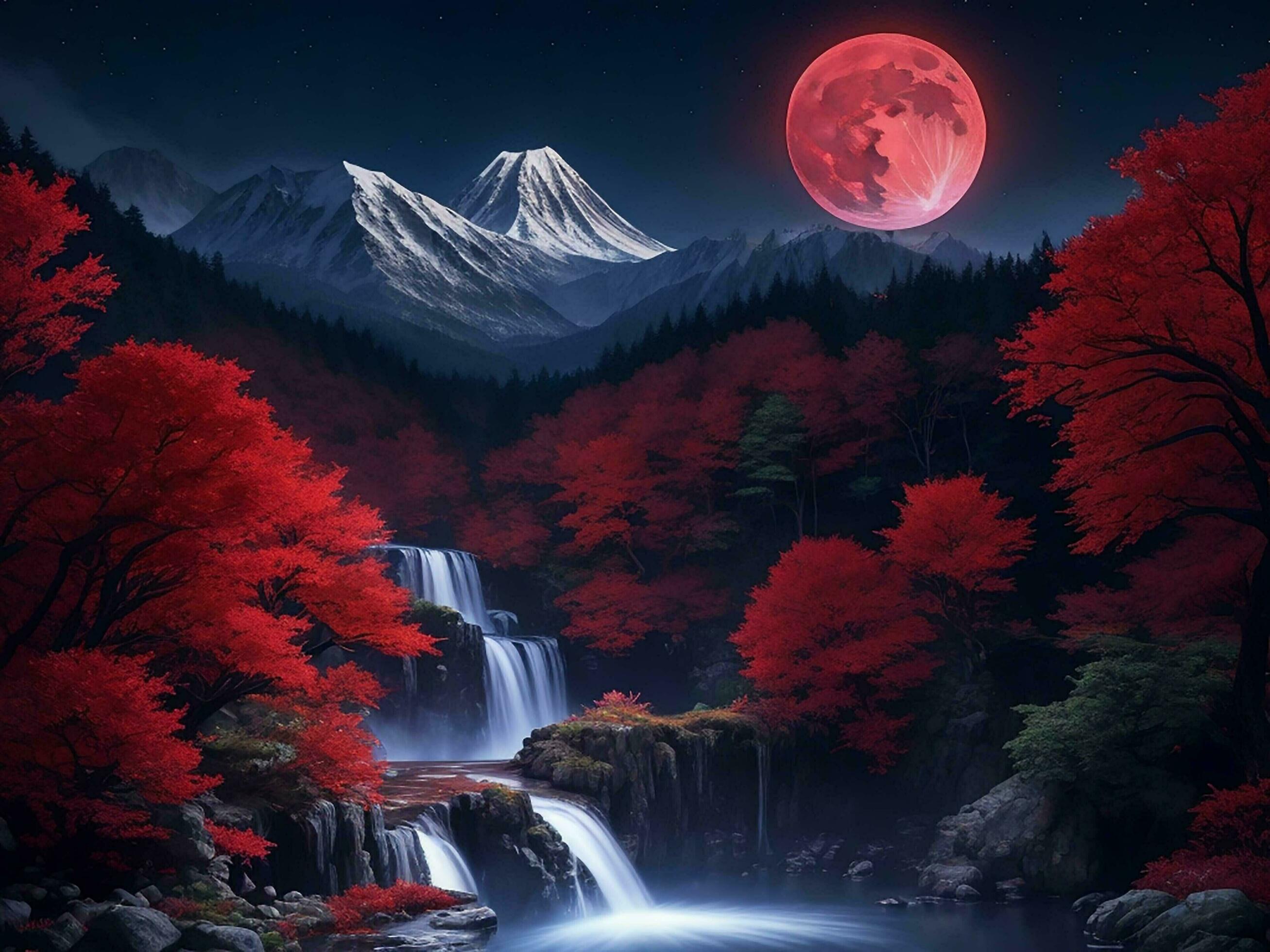 Top more than 151 red scenery wallpaper latest - xkldase.edu.vn