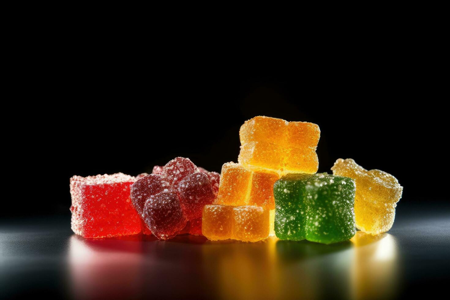 stock photo of gummy candy food photography AI Generated