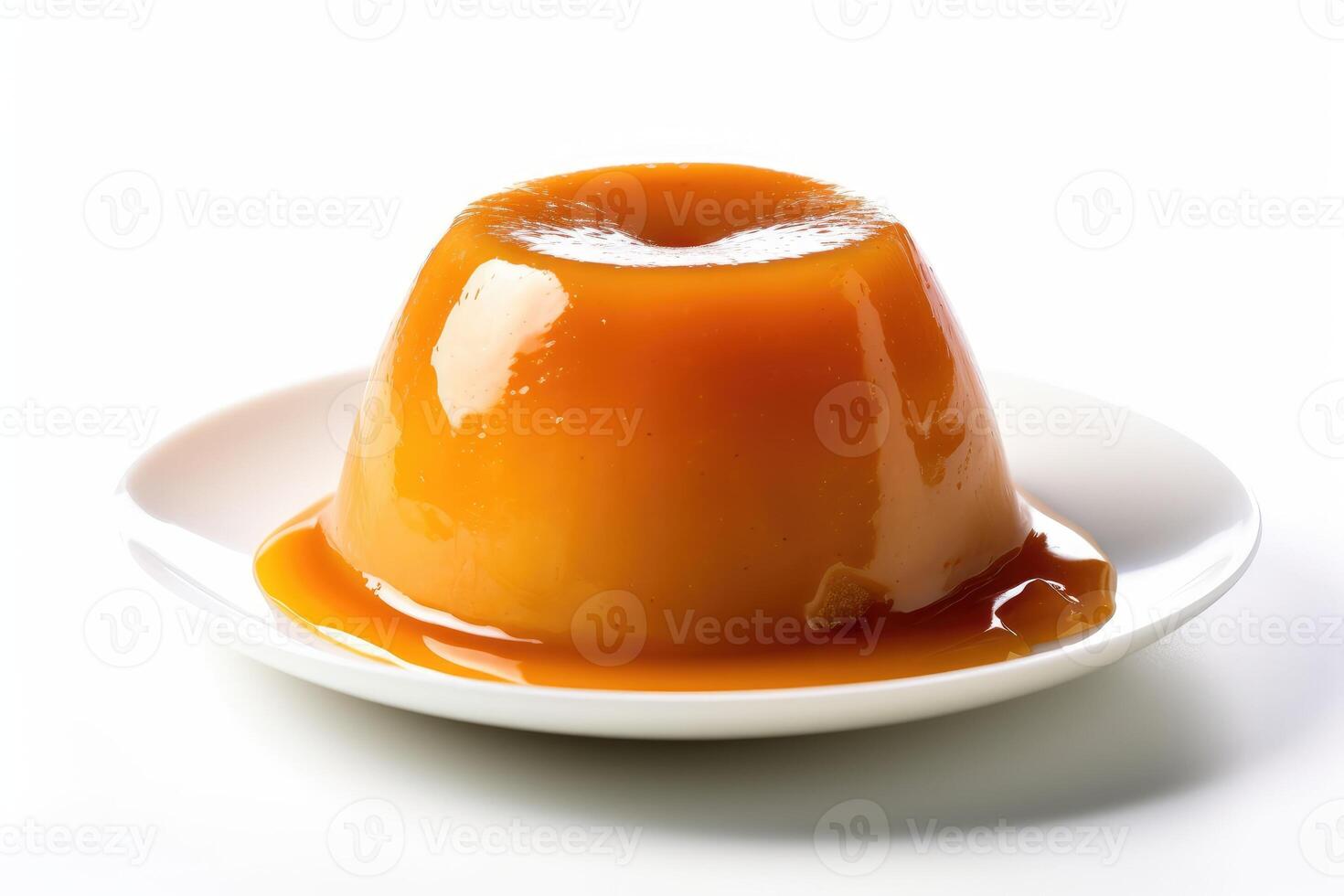 stock photo of pudding food photography studio light AI Generated