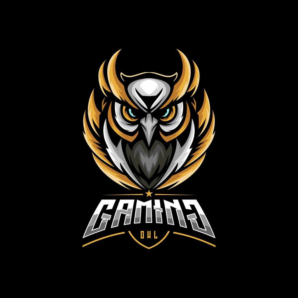 owl esport logo vector