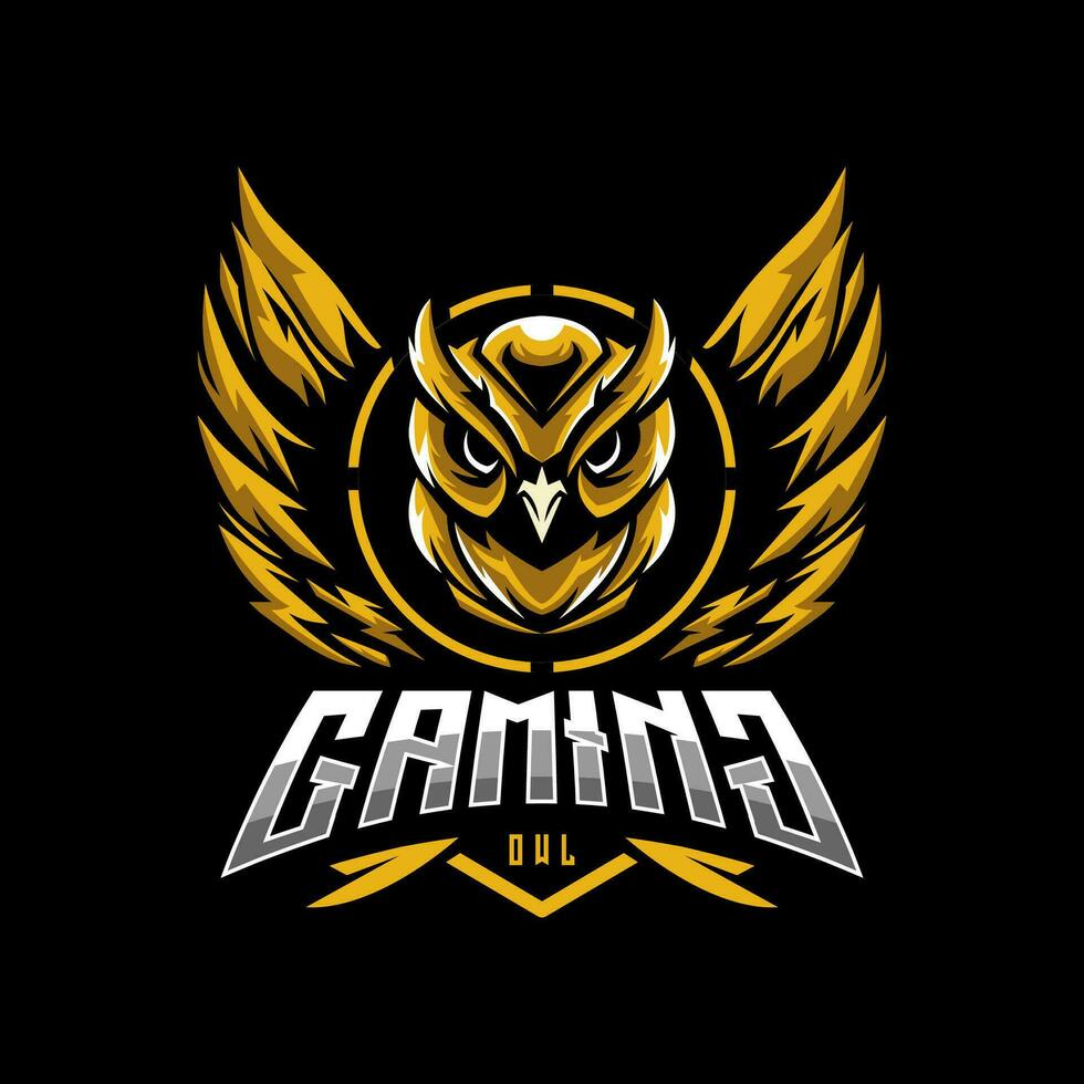 owl esport logo vector