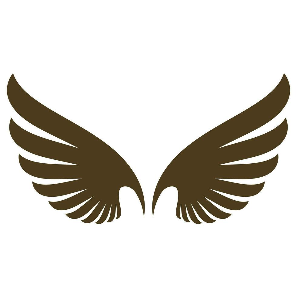 wings illustration design icon logo vector