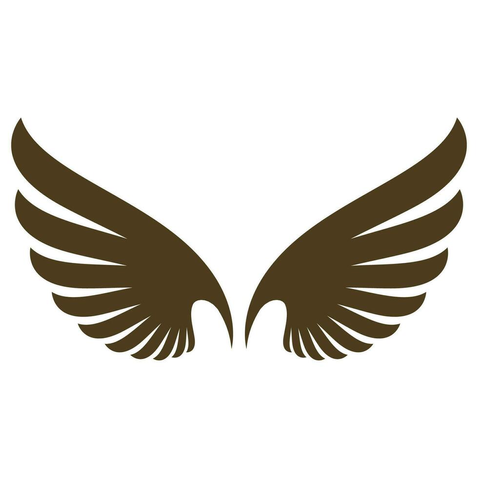 wings illustration design icon logo vector