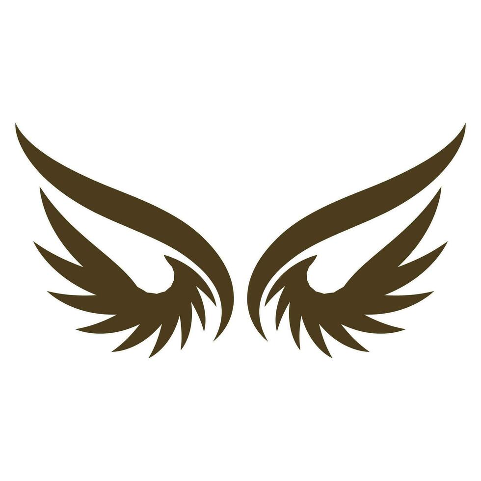 wings illustration design icon logo vector