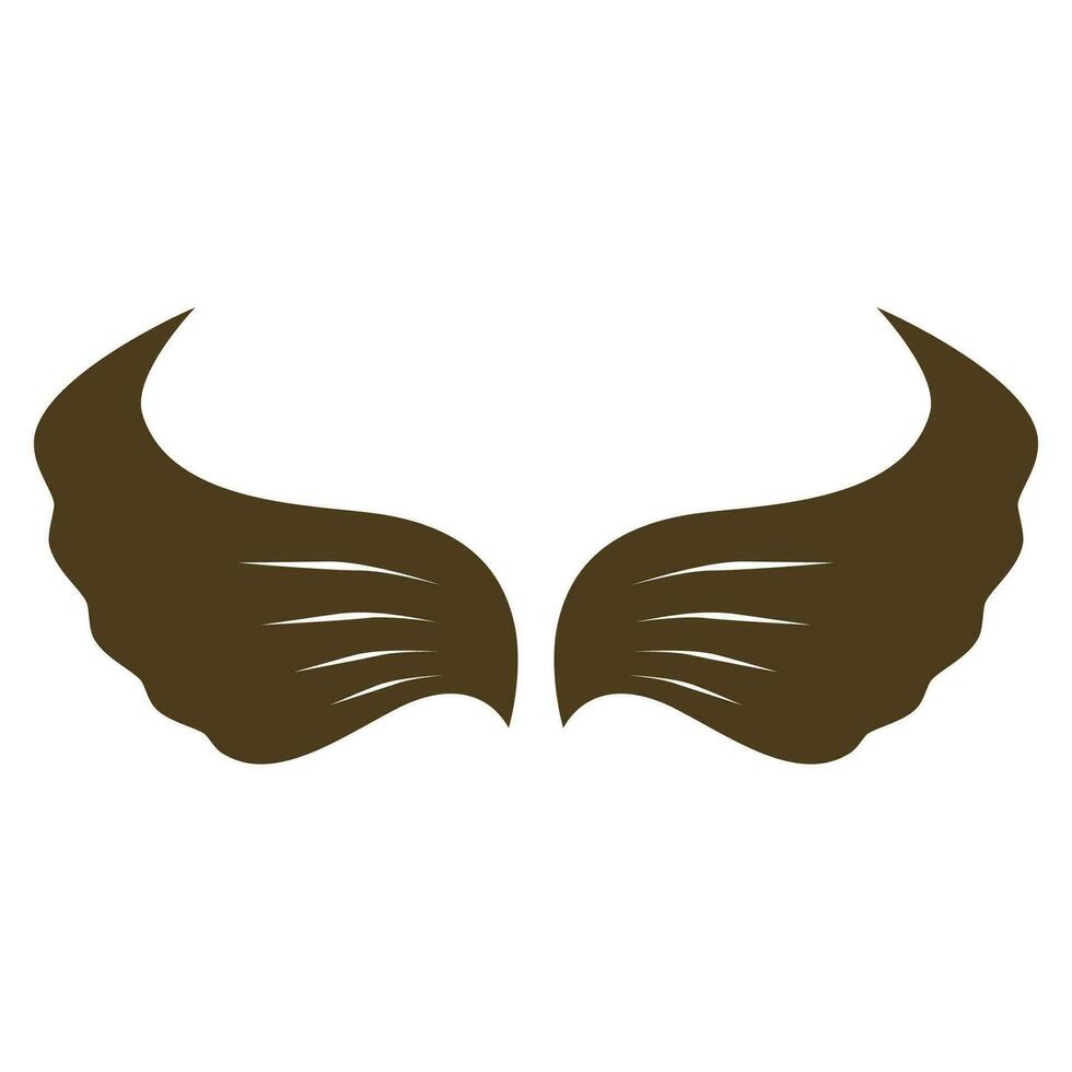 wings illustration design icon logo vector