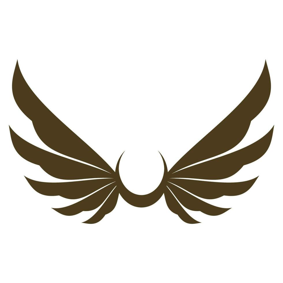 wings illustration design icon logo vector