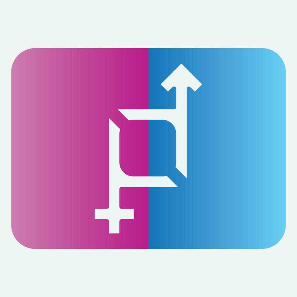 masculino y hembra género logos vector