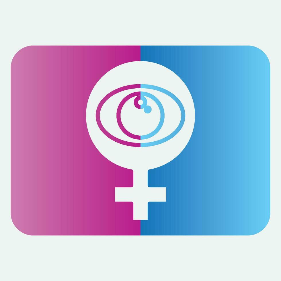 male and female gender logos vector