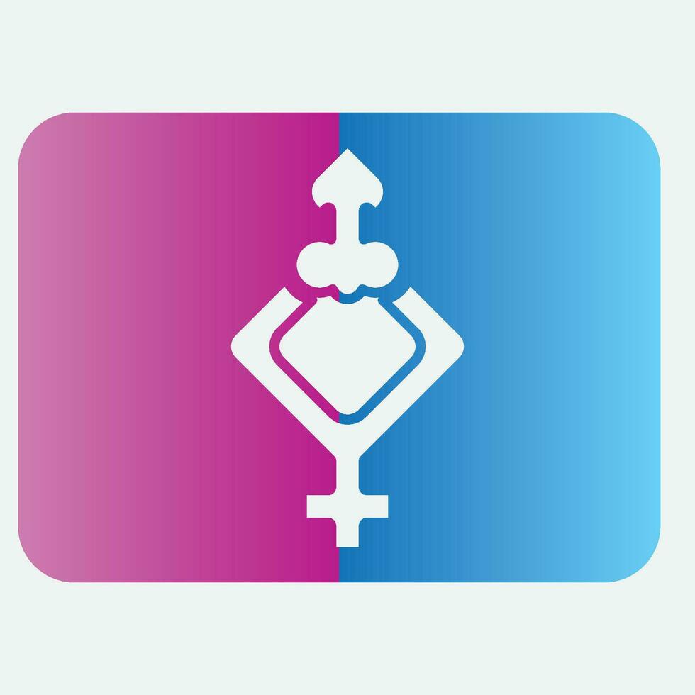 male and female gender logos vector