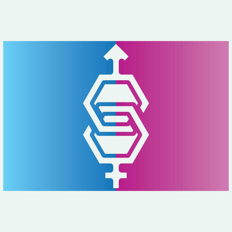 diagonal icon logo gender vector