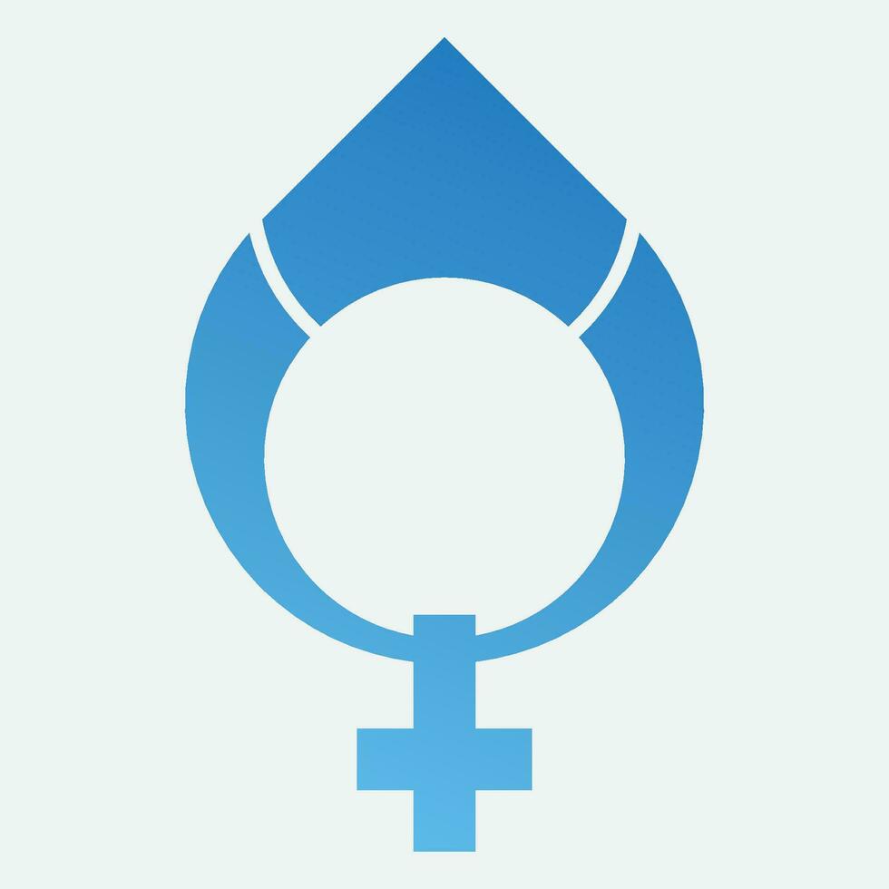 male and female gender logos vector