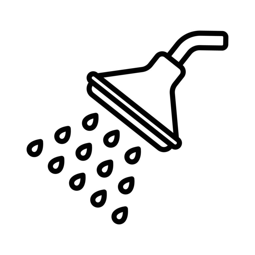 shower icon vector design template in white background