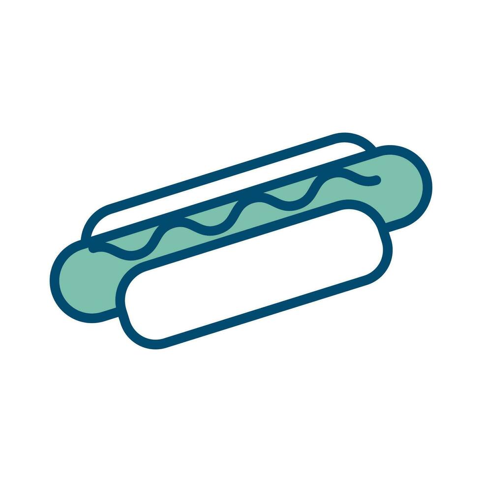 hot dog icon vector design template in white background