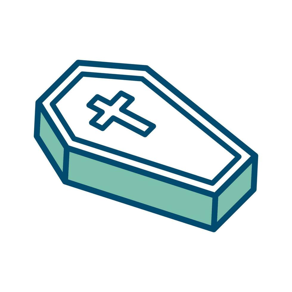 coffin icon vector design template