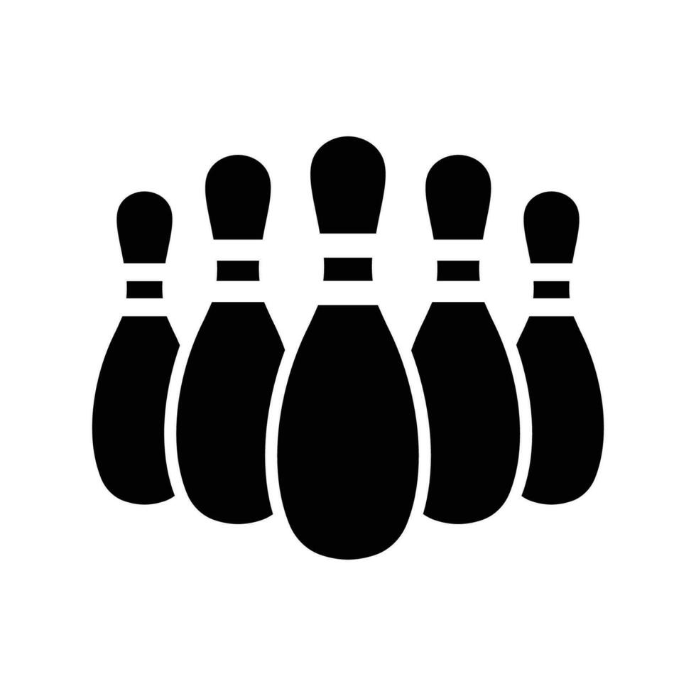bowling icon vector design template in white background