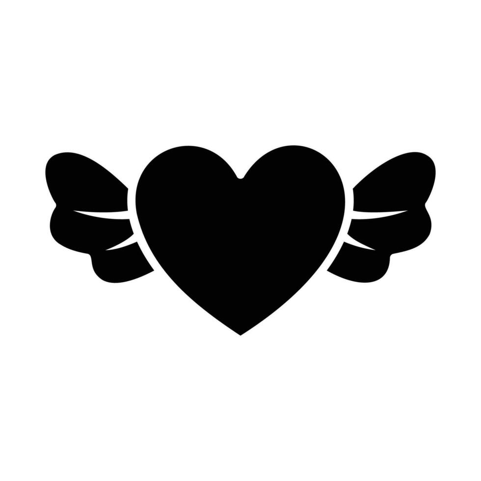 heart - valentine icon vector design template in white background