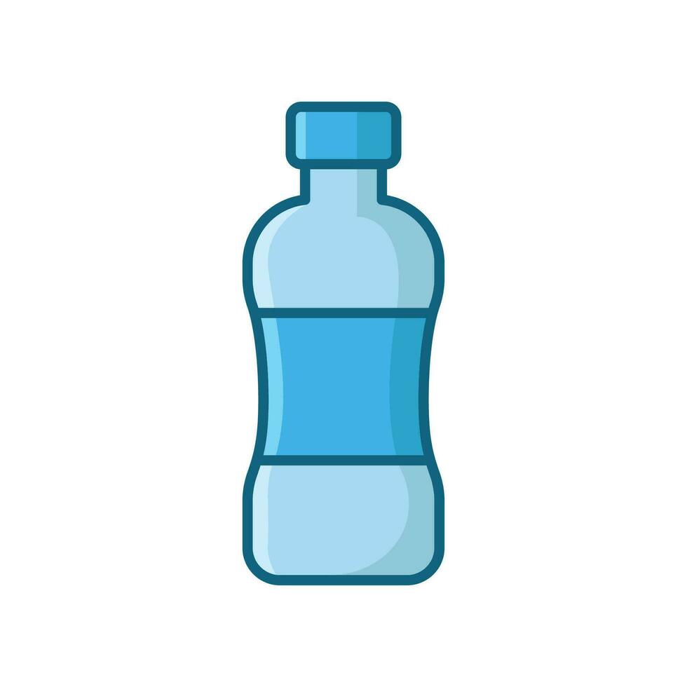 agua botella icono vector diseño modelo en blanco antecedentes