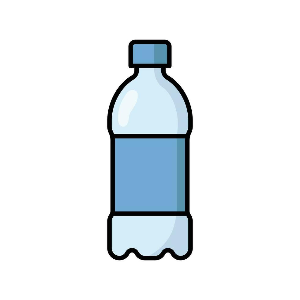 agua botella icono vector diseño modelo en blanco antecedentes