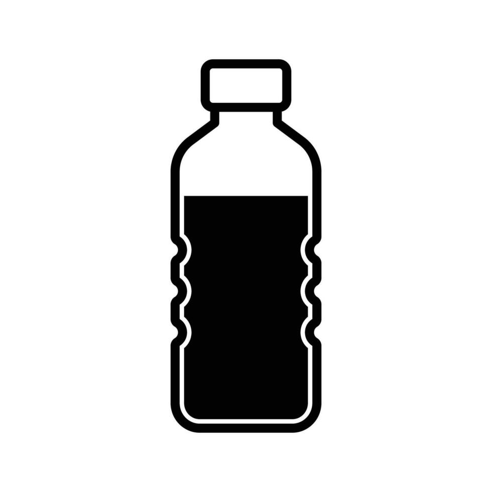 water bottle icon vector design template in white background