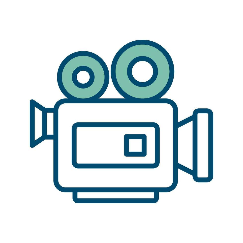 video camera icon vector design template in white background