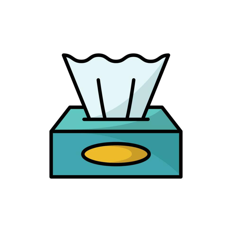 tissue icon vector design template in white background