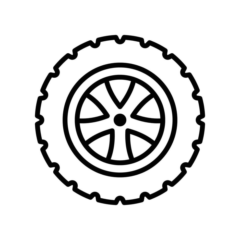 neumático icono vector diseño modelo en blanco antecedentes
