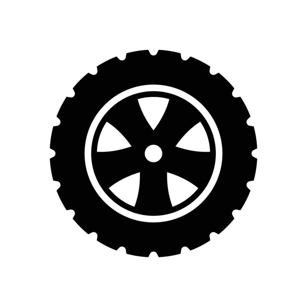 tire icon vector design template in white background