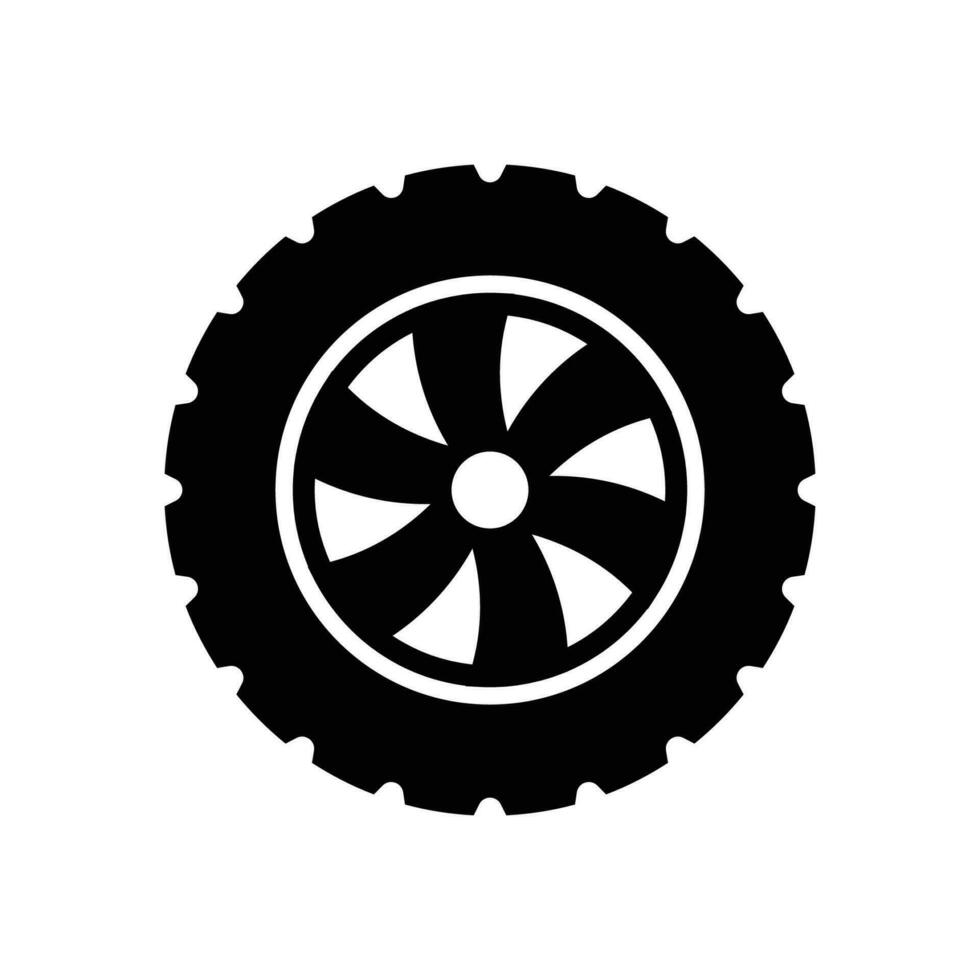 tire icon vector design template in white background