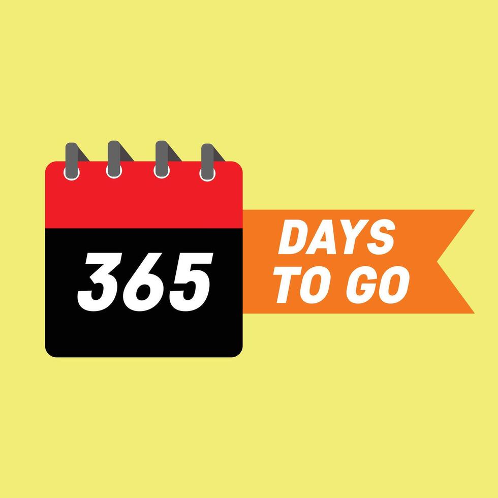 365-days-to-go-26557565-vector-art-at-vecteezy