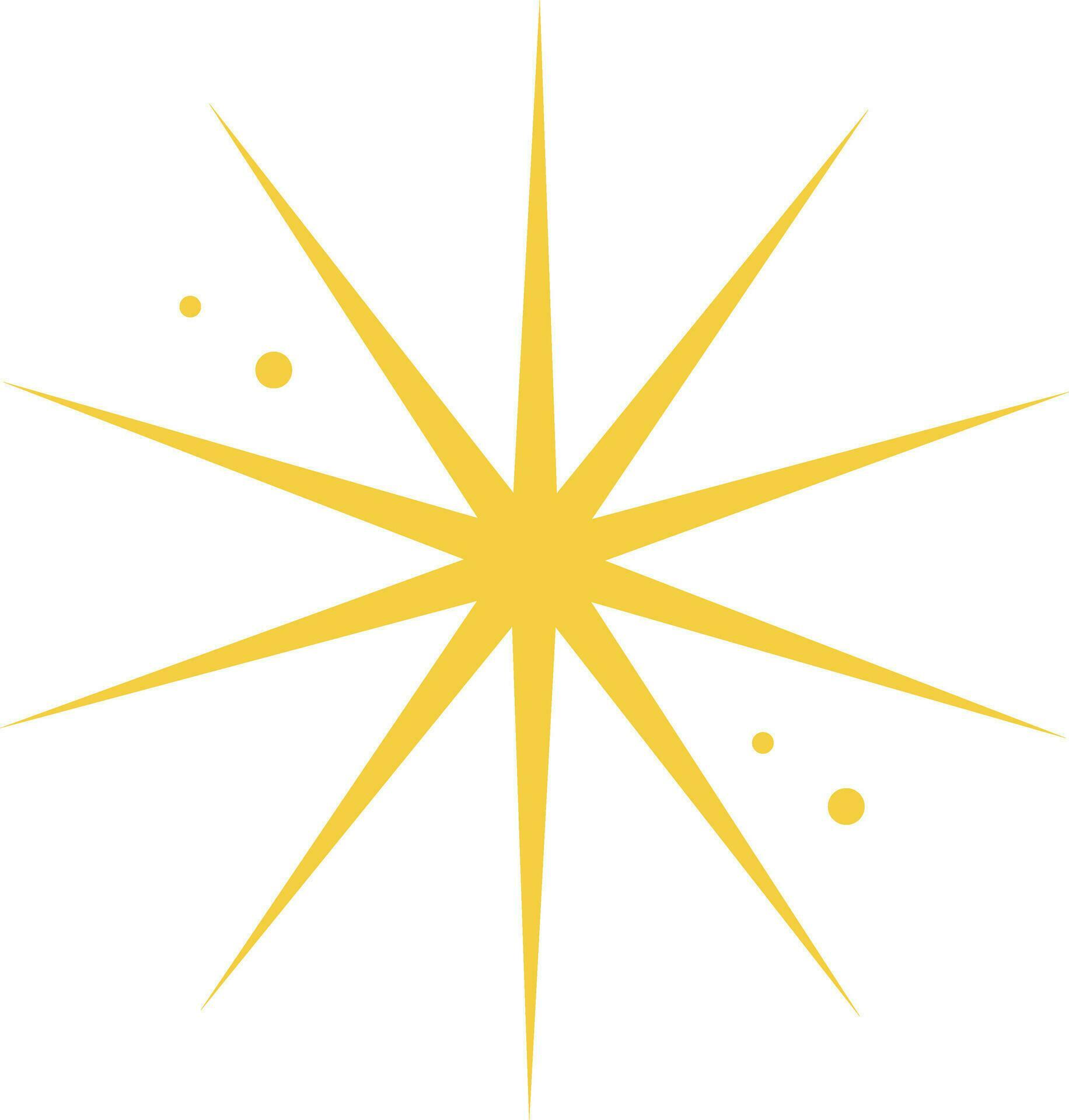 Yellow Sparkle Star 26558082 Vector Art at Vecteezy