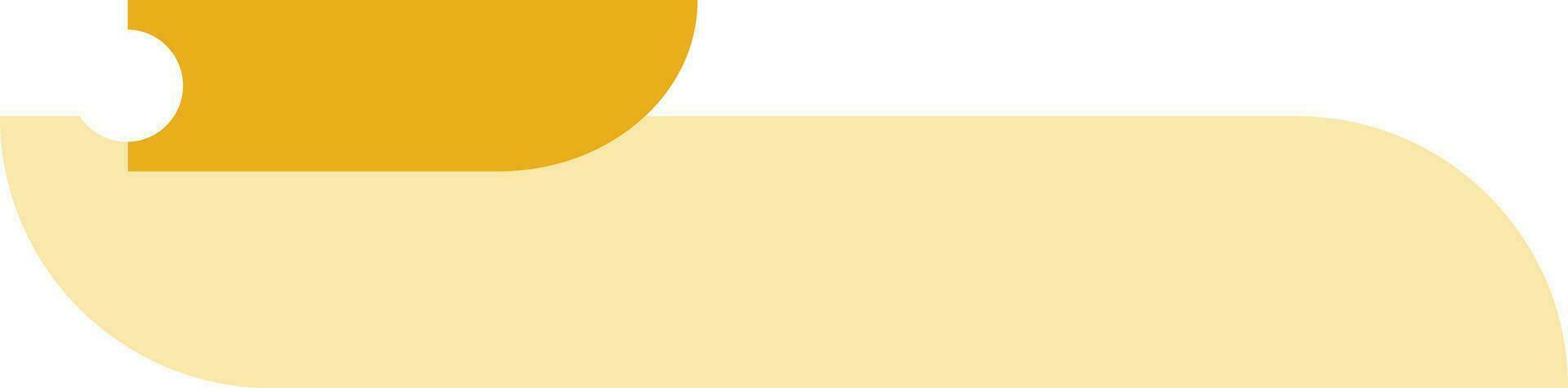 Yellow Infographic Label vector