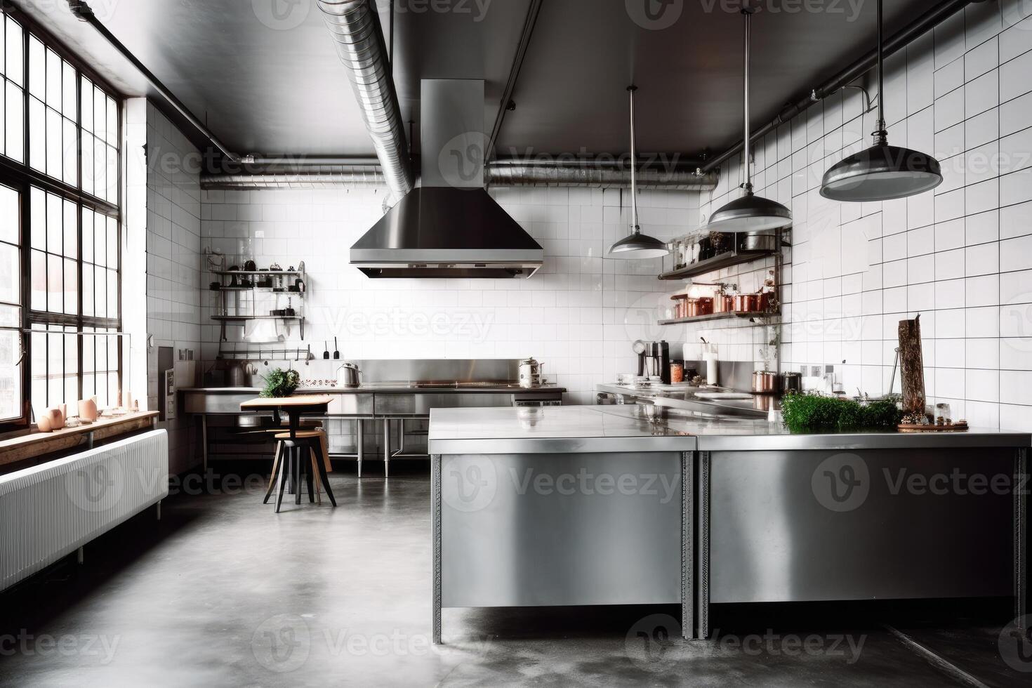industrial kitchen Food Photography photo