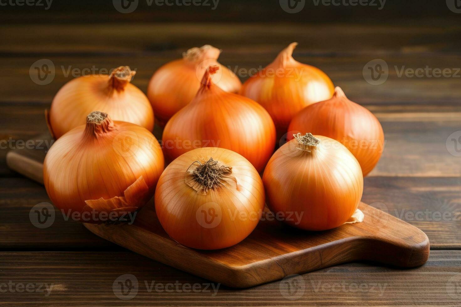 stock photo onion in kitchen table flat lay AI Generated
