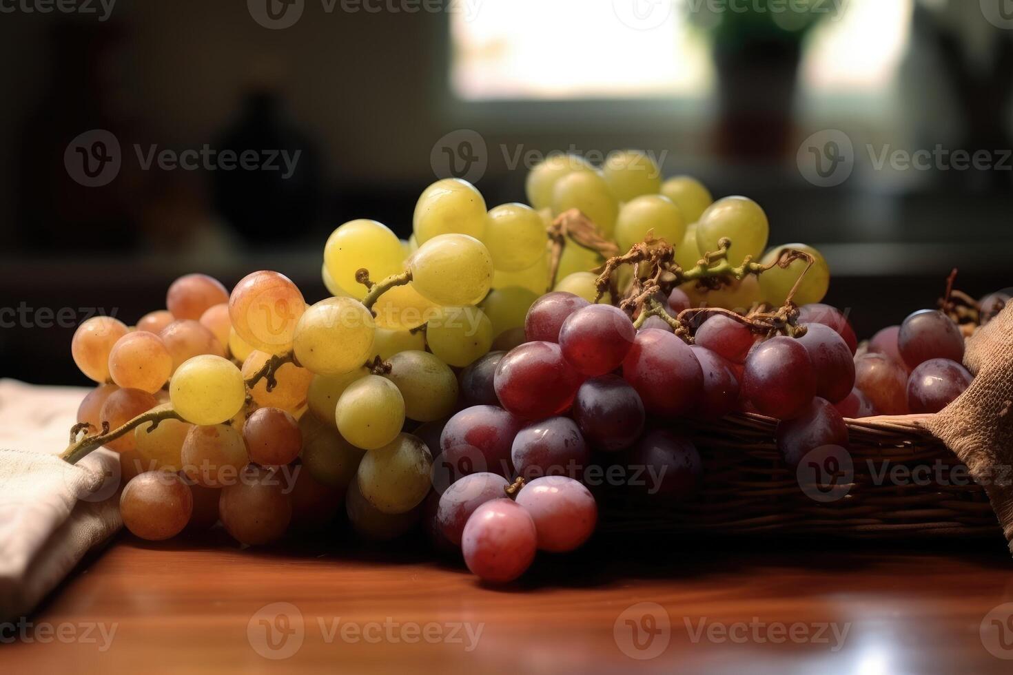 grapes fruit in The kitchen table Food Photography photo