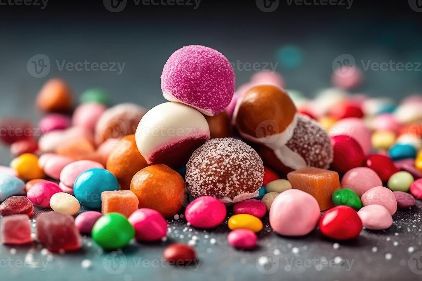 stock photo of candy food photography AI Generated