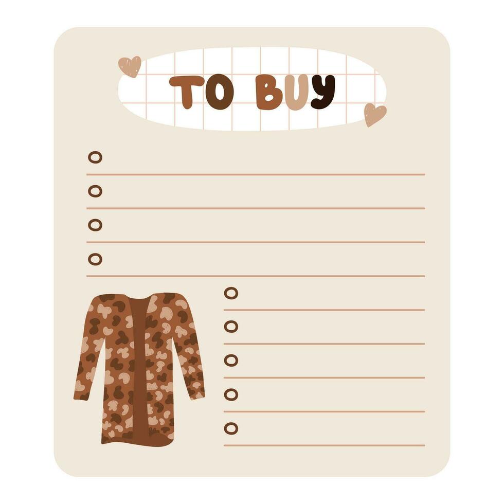 Cozy scrapbook templates for planner. Notes, to do, to buy and other with hygge autumn clip arts of seasonal clothes, drinks, decor. With editable illustrations. For school, university schedule. vector