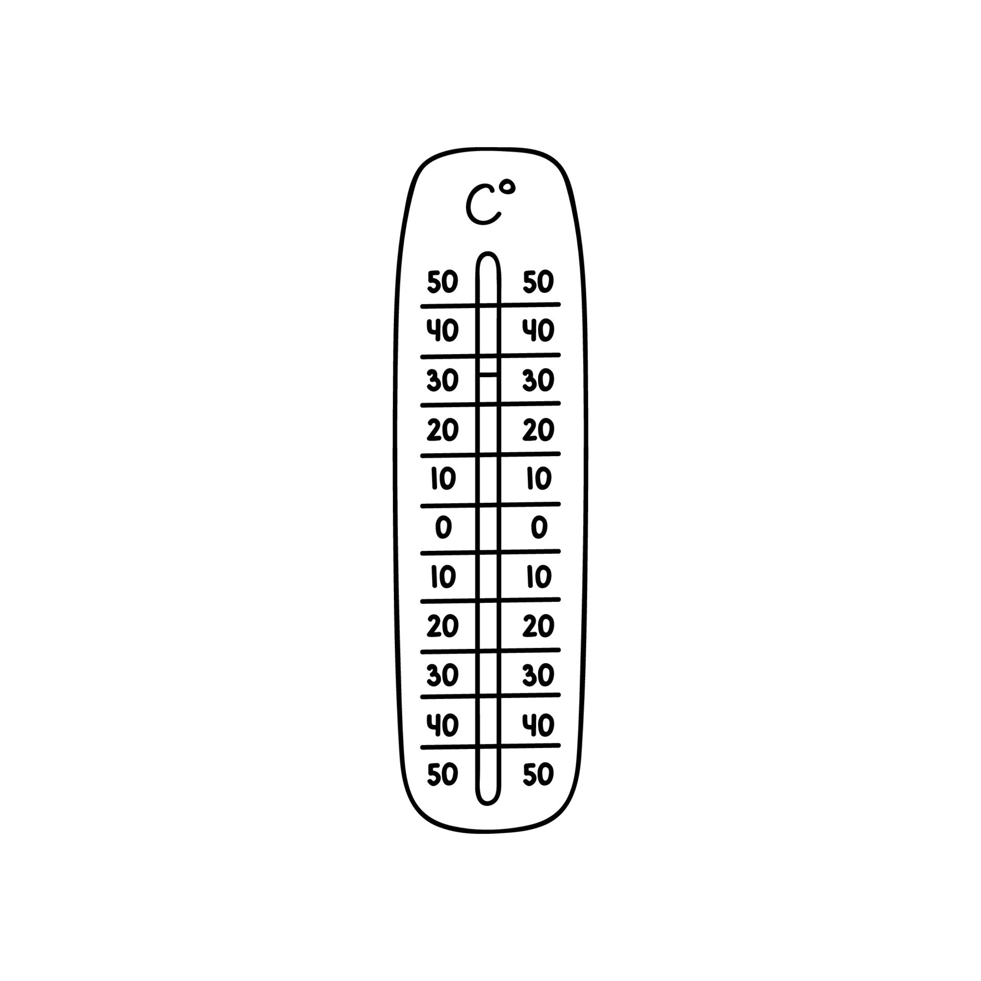 Thermometer Equipment Showing Hot Or Cold Weather. Thermometer