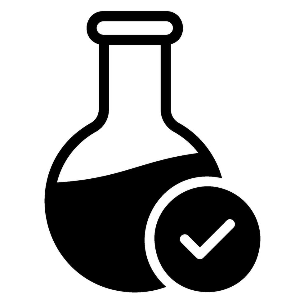 chemistry glyph icon vector