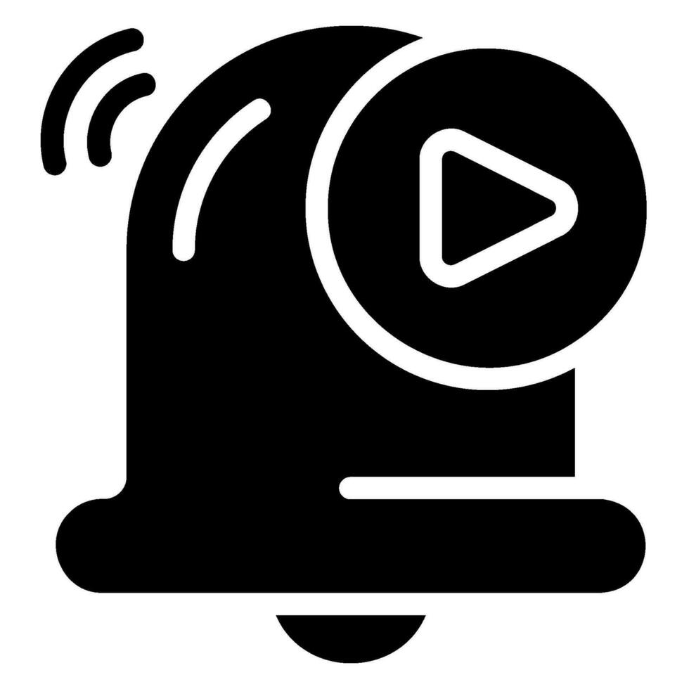 video play glyph icon vector