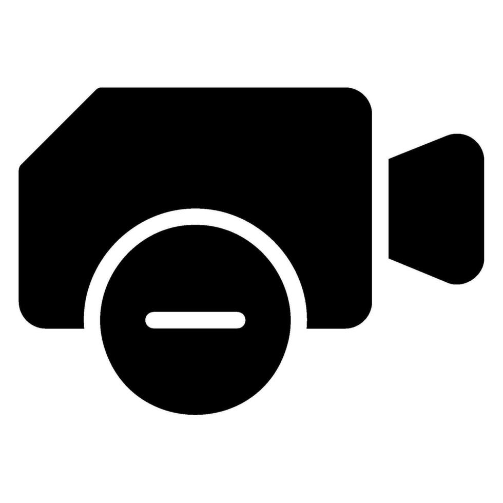 delete glyph icon vector