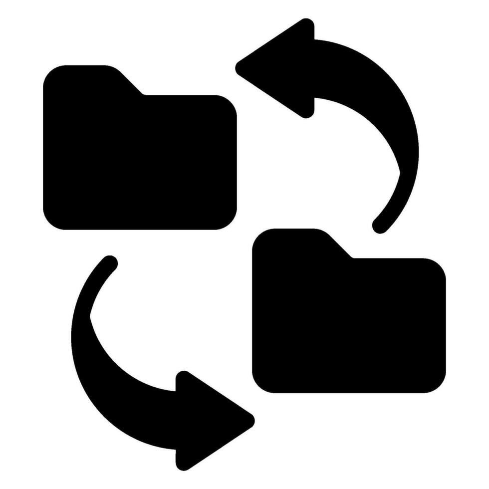 data sharing glyph icon vector