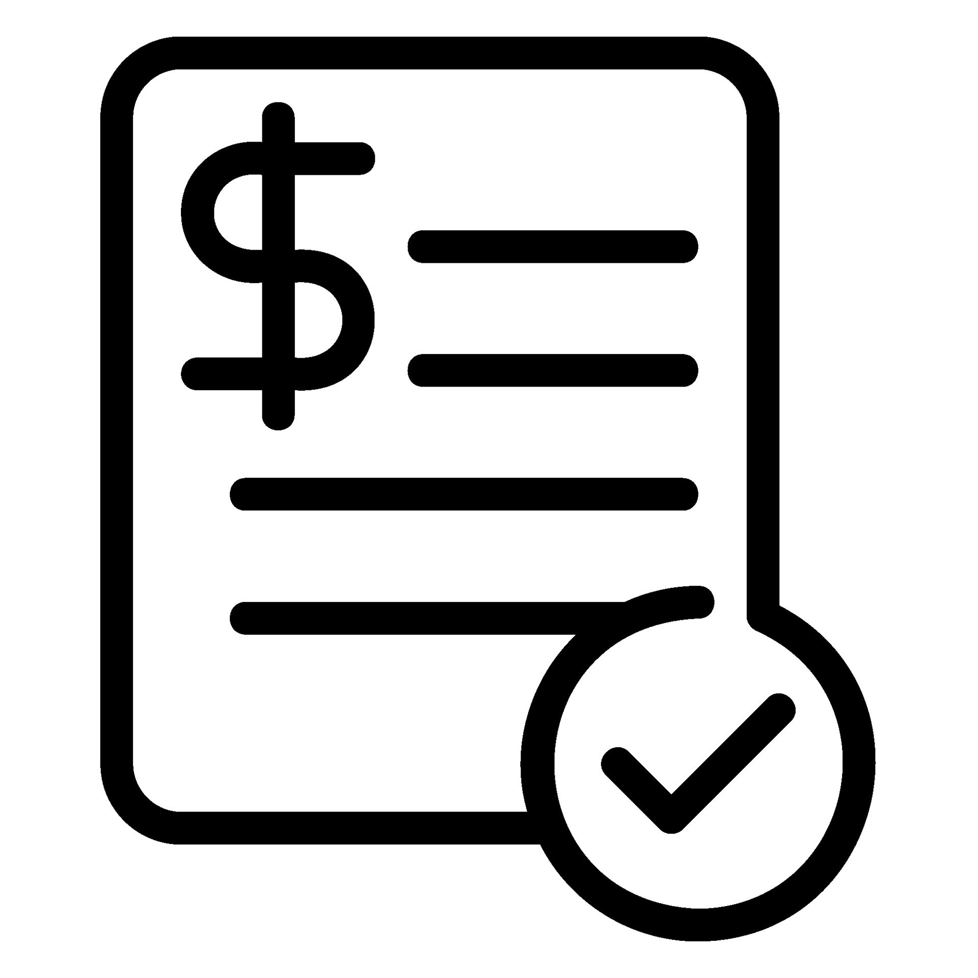 Paycheck line icon 26560881 vector art at vecteezy