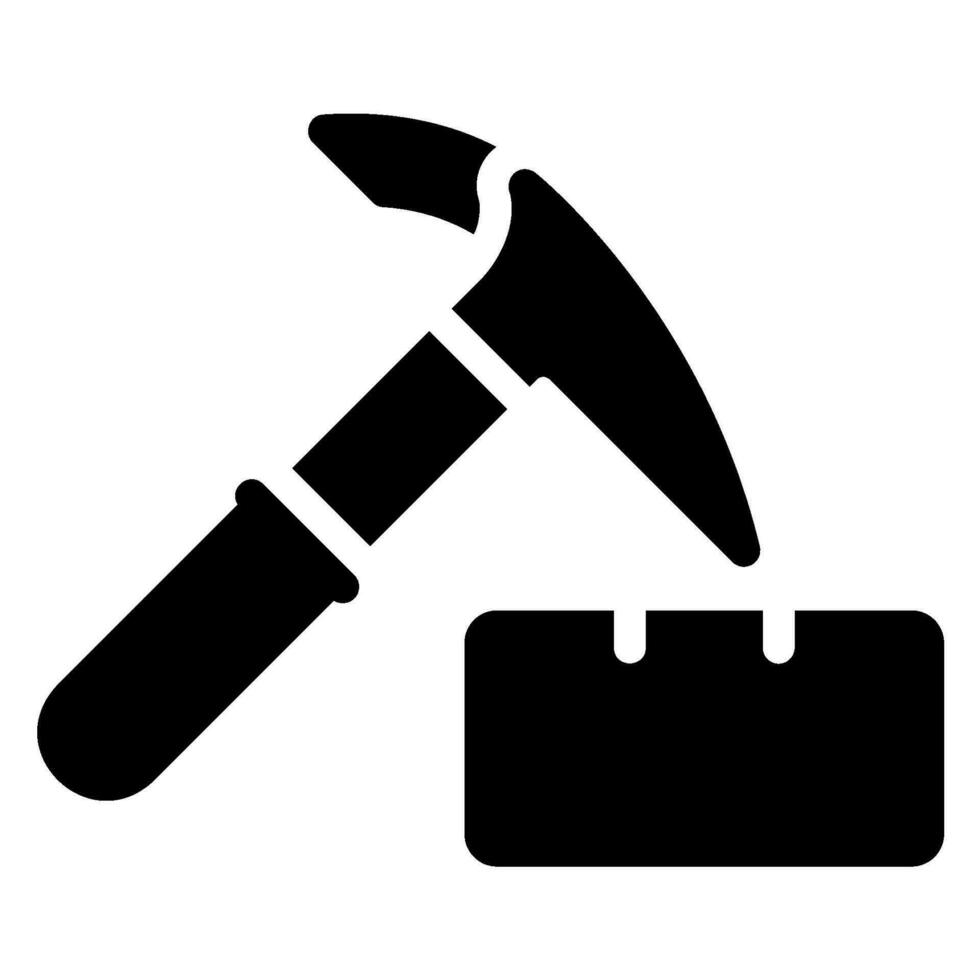 data mining glyph icon vector