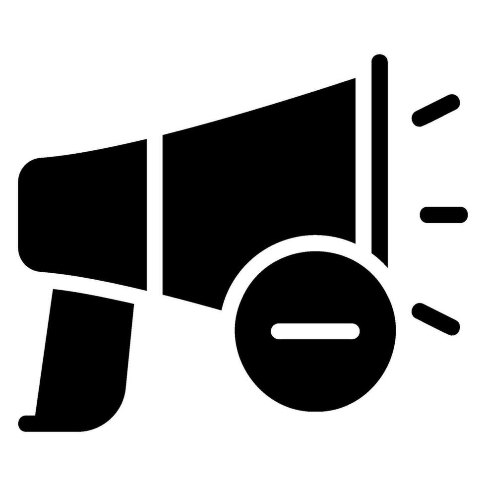 delete glyph icon vector