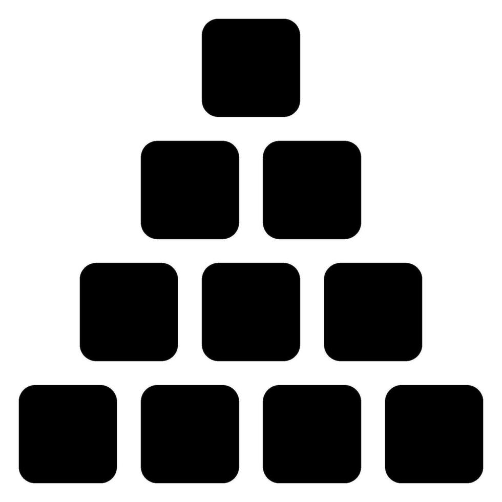 unstructured data glyph icon vector