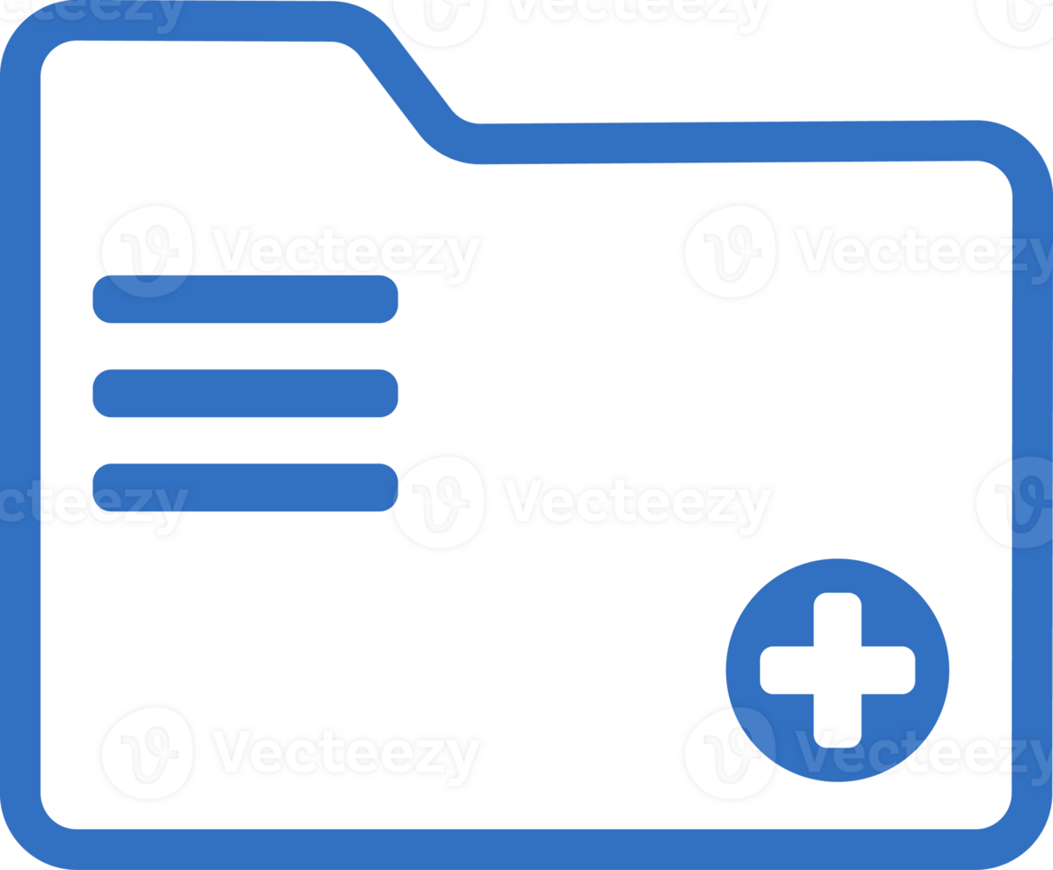 Add folder icon line design, monoline icons. png