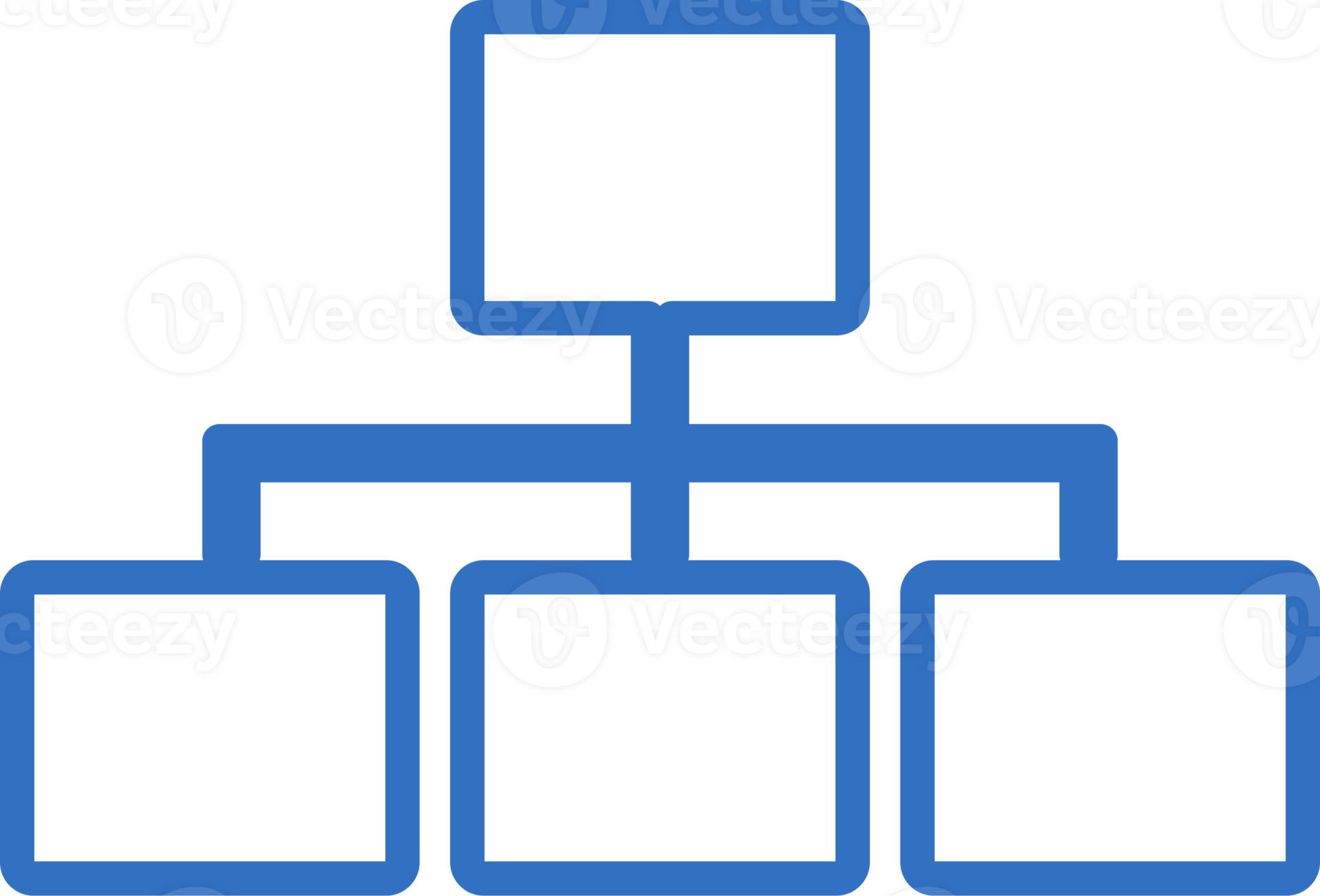 Organization Chart Icon Line Design Monoline Icons 26561111 Png