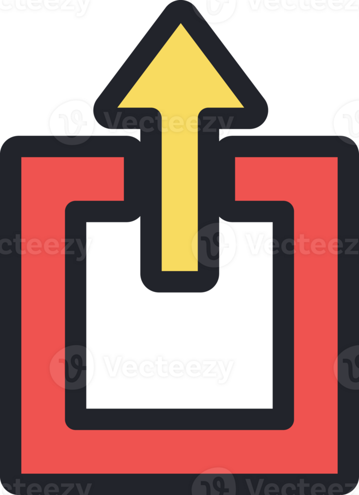 Upload flat icon. png