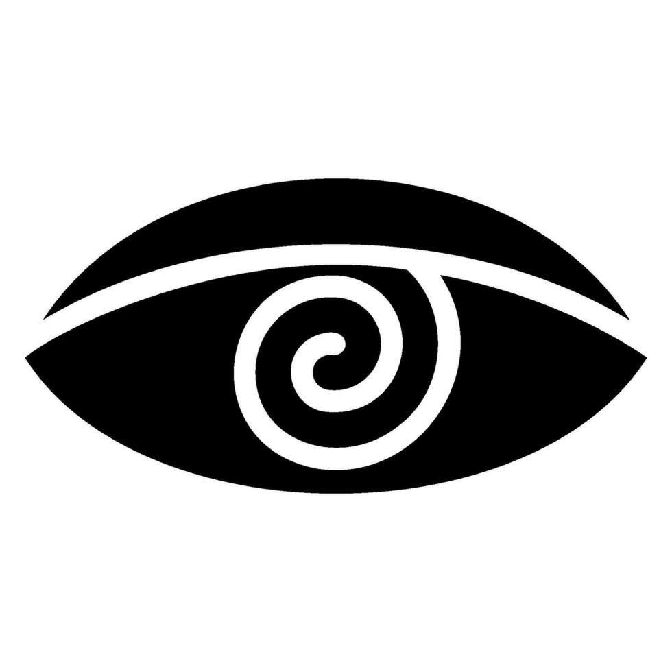 eye glyph icon vector