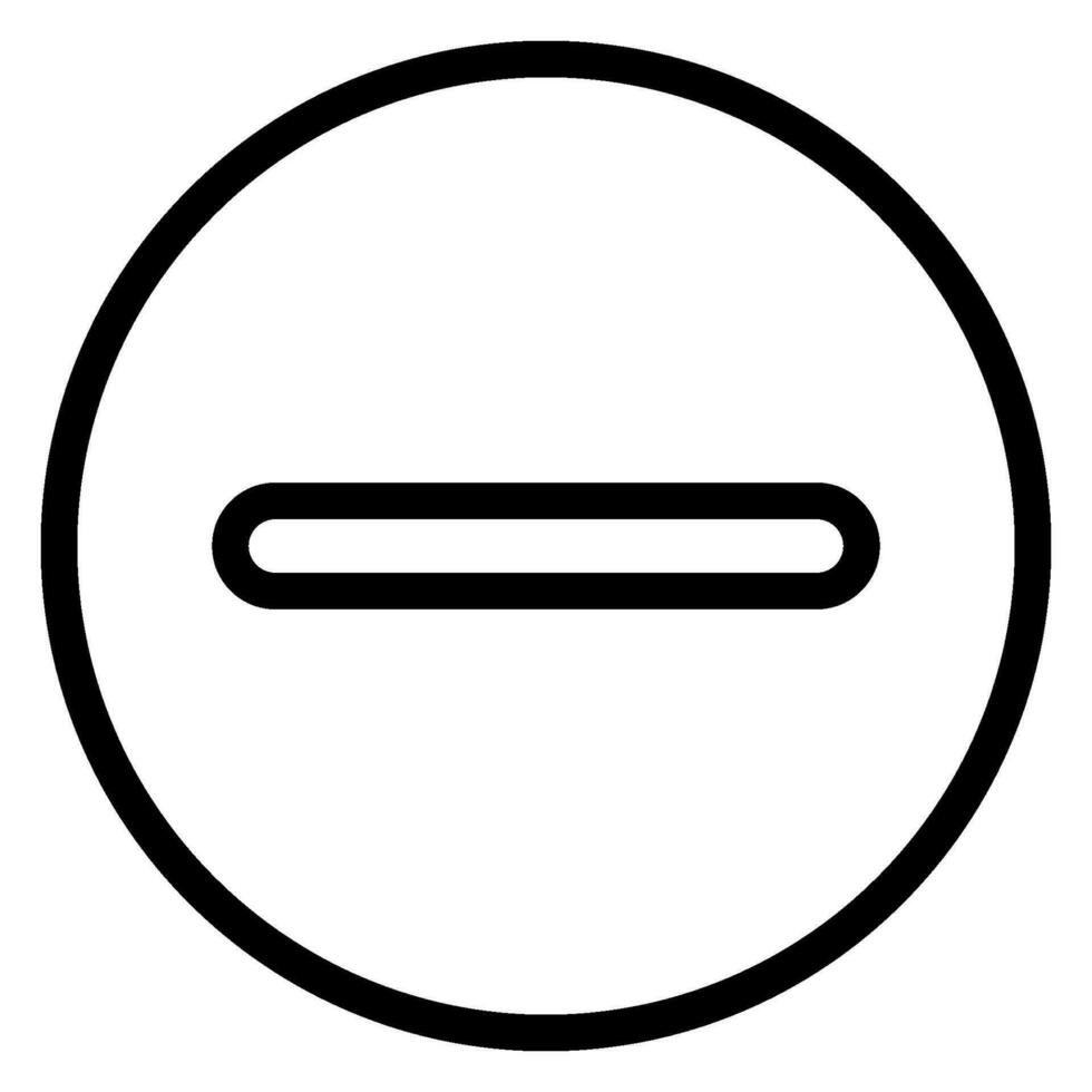 delete line icon vector